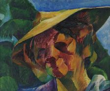 Ritratto della signora Busoni, 1916. Creator: Boccioni, Umberto (1882-1916)