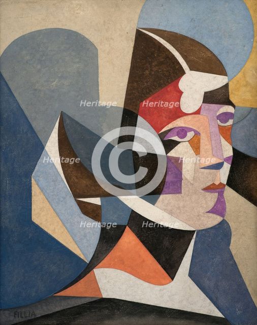 Ritratto della Signora Colombo, 1925. Creator: Fillia, (Luigi Colombo) (1904-1936).