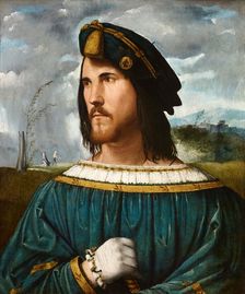 Ritratto di Gentiluomo (detto Cesare Borgia), Between 1500 and 1524. Creator: Melone, Altobello (c. 1490-before 1543)
