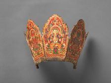 Ritual Crown with the Five Transcendent Buddhas, late 14th-early 15th century. Creator: Unknown