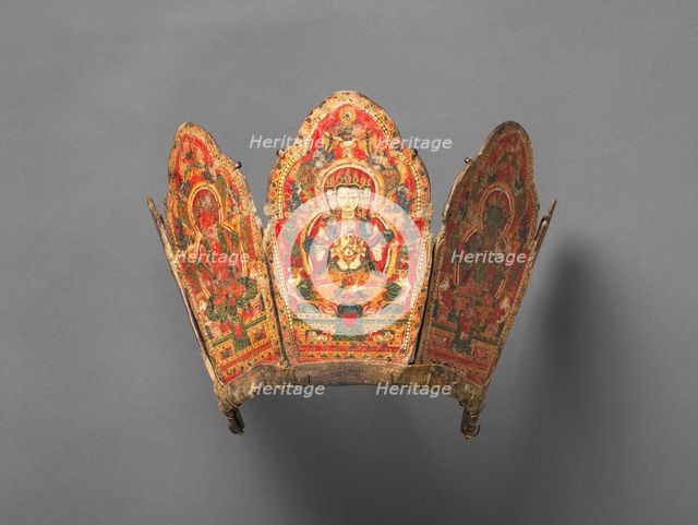 Ritual Crown with the Five Transcendent Buddhas, late 14th-early 15th century. Creator: Unknown.