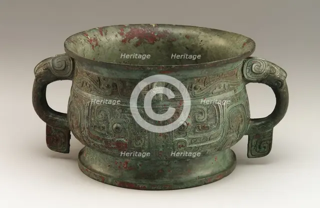 Ritual food serving vessel (jing gui), Western Zhou dynasty, 10th century BCE. Creator: Unknown.