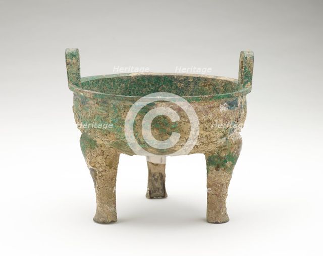 Ritual food vessel (ding), Eastern Zhou dynasty, 8th century BCE. Creator: Unknown.