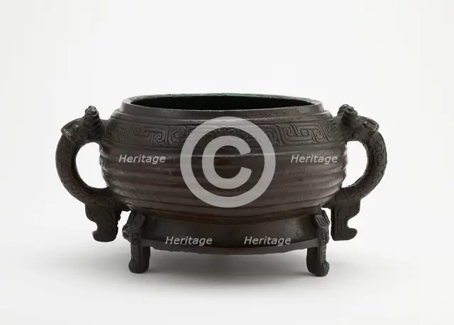 Ritual grain server (gui), Western Zhou dynasty, 9th-8th century BCE. Creator: Unknown.