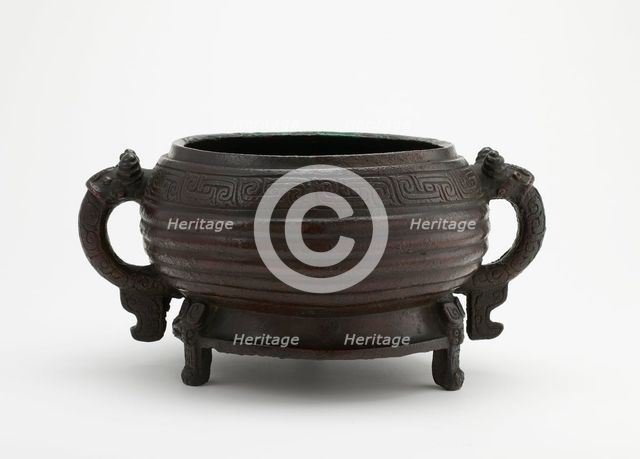 Ritual grain server (gui), Western Zhou dynasty, 9th-8th century BCE. Creator: Unknown.