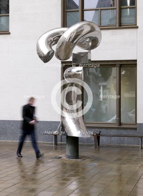 'Ritual', sculpture by Antanas Brazdys, Coleman Street, City of London, 2016. Artist: Chris Redgrave.