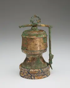 Ritual vessel with cover, Possibly Han dynasty, 206 BCE-220 CE. Creator: Unknown