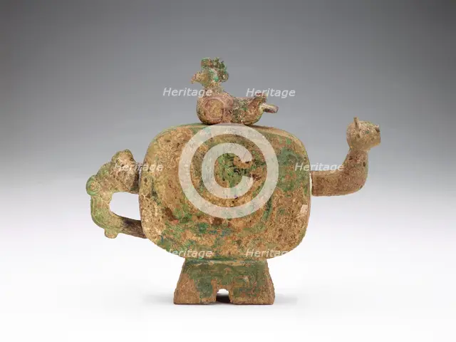 Ritual vessel (huo), Eastern Zhou dynasty, ca. 8th century BCE. Creator: Unknown.