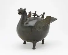 Ritual vessel (huo) in the form of a bird, Eastern Zhou or Western Han dynasty, 3rd century BCE. Creator: Unknown