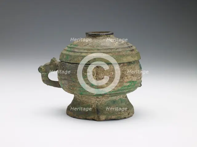 Ritual vessel (kuei) with cover, Eastern Zhou dynasty, 8th century BCE. Creator: Unknown.