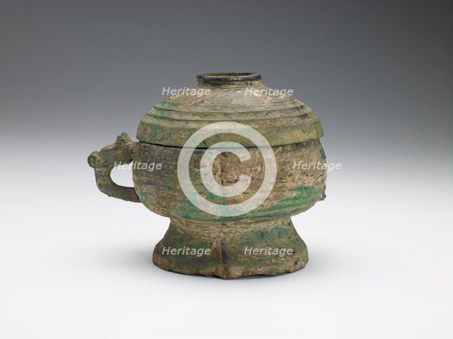 Ritual vessel (kuei) with cover, Eastern Zhou dynasty, 8th century BCE. Creator: Unknown.