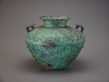 Ritual vessel (lei) with dragons, Eastern Zhou dynasty, ca. 8th century BCE. Creator: Unknown