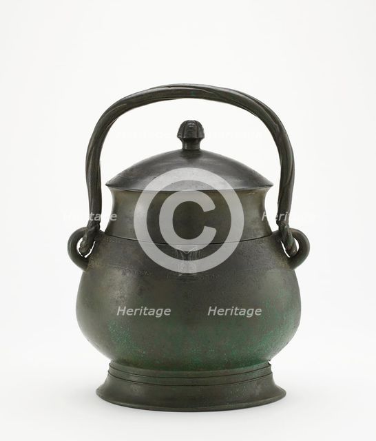 Ritual wine container with lid (you), Western Zhou dynasty, ca. late 11th century-early 10th century Creator: Unknown.