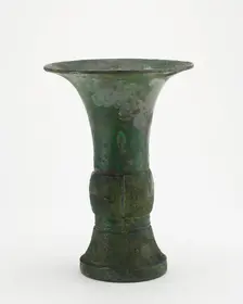 Ritual wine cup (gu), Late Shang dynasty, ca. 1200-1100 BCE. Creator: Unknown