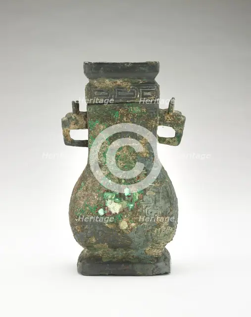 Ritual wine vessel (hu), Eastern Zhou dynasty, 8th century BCE. Creator: Unknown.