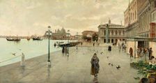 Riva degli Schiavoni, 19th century. Creator: Hermenegildo Estevan