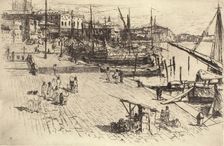 Riva Degli Schiavoni (Plate 1), 1880. Creator: Frank Duveneck