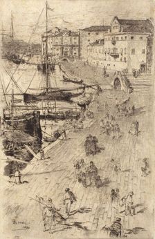 Riva Schiavoni No. 2, 1880. Creator: Frank Duveneck