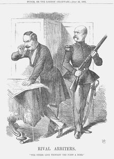 Rival Arbiters 1866. Artist: John Tenniel