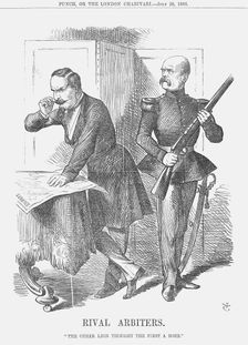 Rival Arbiters 1866. Creator: John Tenniel