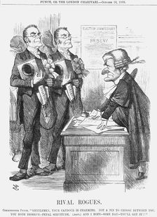 Rival Rogues 1880. Creator: Joseph Swain