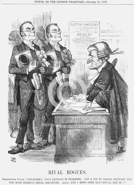 'Rival Rogues', 1880. Creator: Joseph Swain.