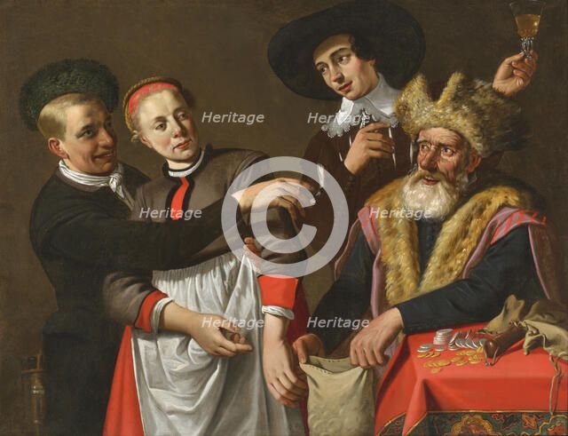 Rivals, First Half of 17th cen.. Creator: Moeyaert, Claes Cornelisz. (1592-1655).