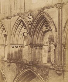Rivaulx Abbey. The Triforium Arches, 1850s. Creators: Joseph Cundall, Philip Henry Delamotte