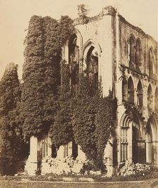 Rivaulx Abbey. General View from the South, 1850s. Creators: Joseph Cundall, Philip Henry Delamotte