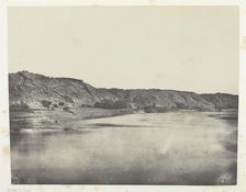 Rive Orientale du Nil (Village de Bab), Vue Prise au Sud Philoe; Nubie, 1849/51, printed 1852. Creator: Maxime du Camp