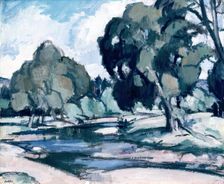 River, 1932 - 1933. Creator: Samuel John Peploe