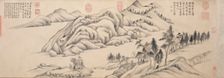 River and Mountains on a Clear Autumn Day, c. 1624-1627. Creator: Dong Qichang (Chinese, 1555-1636)