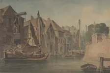 River at Norwich, early 19th century. Creator: Anon