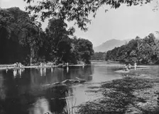 River at Ratnapura c1890, (1910). Artist: Alfred William Amandus Plate