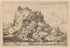 River at the Foot of a High Rock, probably c. 1645/1656. Creator: Allart van Everdingen
