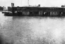 River boat on the Tigris, Mosul, Mesopotamia, 1918