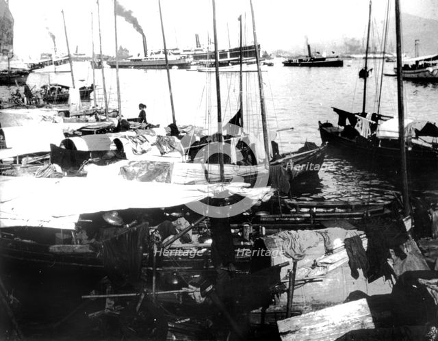 River Boats, Saigon, 1900. Artist: Unknown