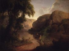River between Rocks, 1808-1856. Creator: Thomas Doughty