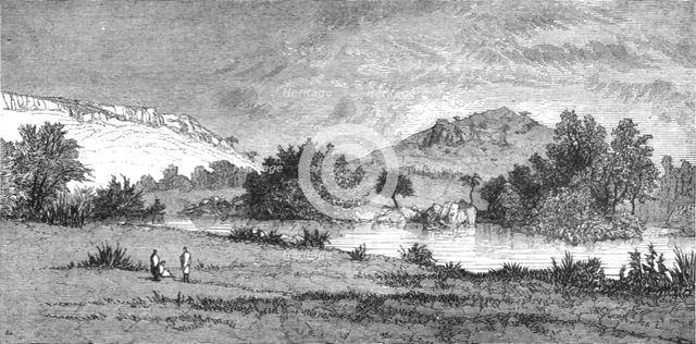'River Berhan, Abyssinian Plateau; A journey through Soudan and Western Abyssinia..., 1875. Creator: Unknown.