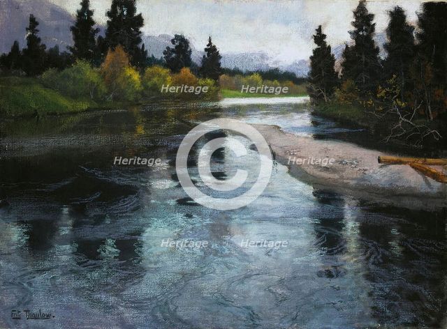 River', c1883. Creator: Thaulov, Fritz (1847-1906).
