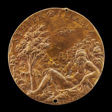 River-god Mincio [reverse], c. 1550. Creator: Unknown