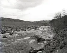 River Gaur Falls, Scotland, c1955. Creator: Arthur Charles Kirby Ware