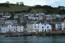 River Dart and ferry, Dartsmouth, Devon, 20th century. Artist: CM Dixon