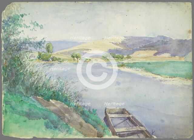 River in the valley, 1870-1890. Creator: Ladislav Mednyanszky.