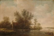 River Landscape, 1630-1650. Creator: Pieter Jansz van Asch