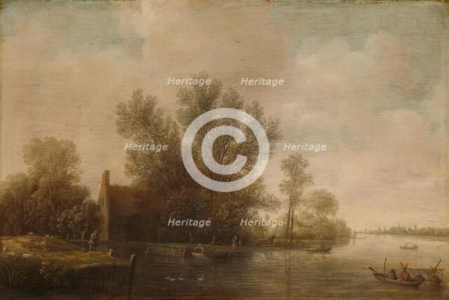 River Landscape, 1630-1650. Creator: Pieter Jansz van Asch.