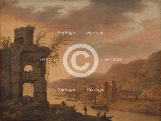 River Landscape, 1630-1675. Creator: Dirck Verhaert.