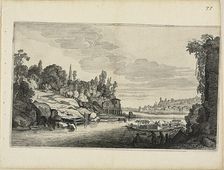 River Landscape, 1646. Creator: Jan van de Velde II