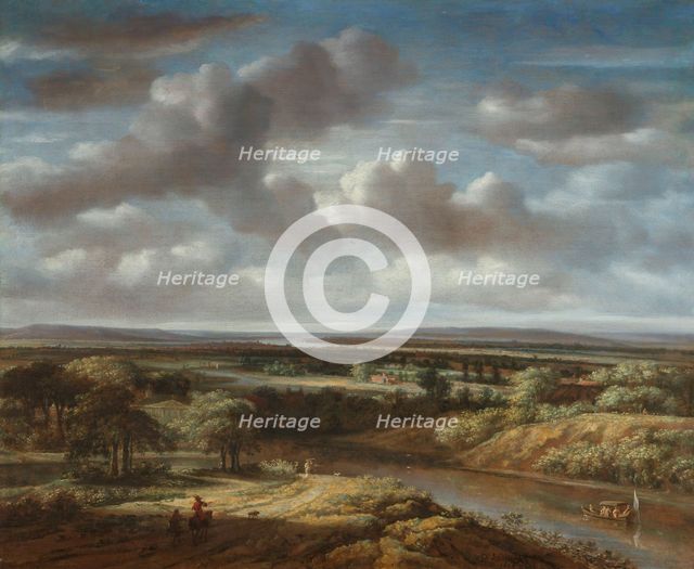 River Landscape, 1676. Creator: Philip Koninck.