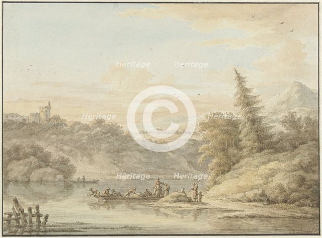 River landscape, 1756-1826. Creator: Cornelis Buys.